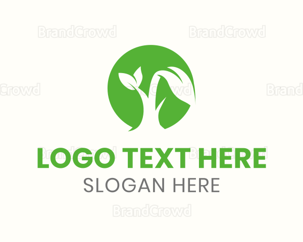 Green Eco Sprout Logo