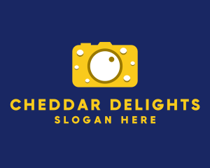 Cheddar - Cheese Camera Studio logo design