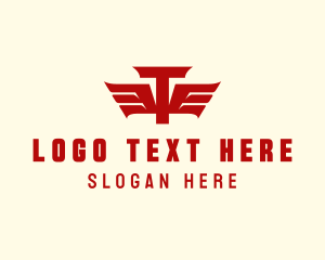 Wings - Elegant Aviation Wings logo design