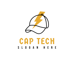 Cap - Thunder Baseball Cap logo design