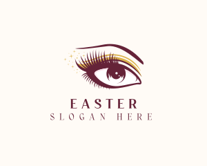Eyelash - Beauty Cosmetics Salon logo design