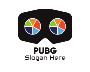 Colorful - Pie Chart Goggles logo design