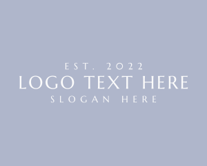 Wordmark - Elegant Minimalist Business logo design