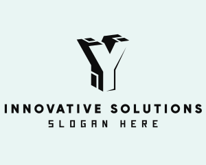 Innovation - 3D Tech Innovation logo design