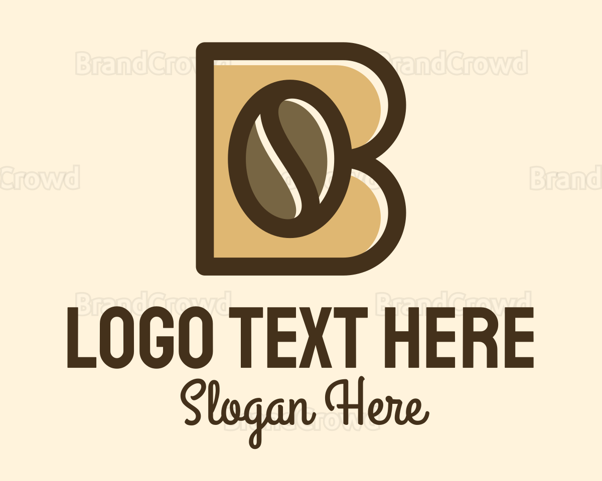 Letter B Coffee Bean Logo | BrandCrowd Logo Maker