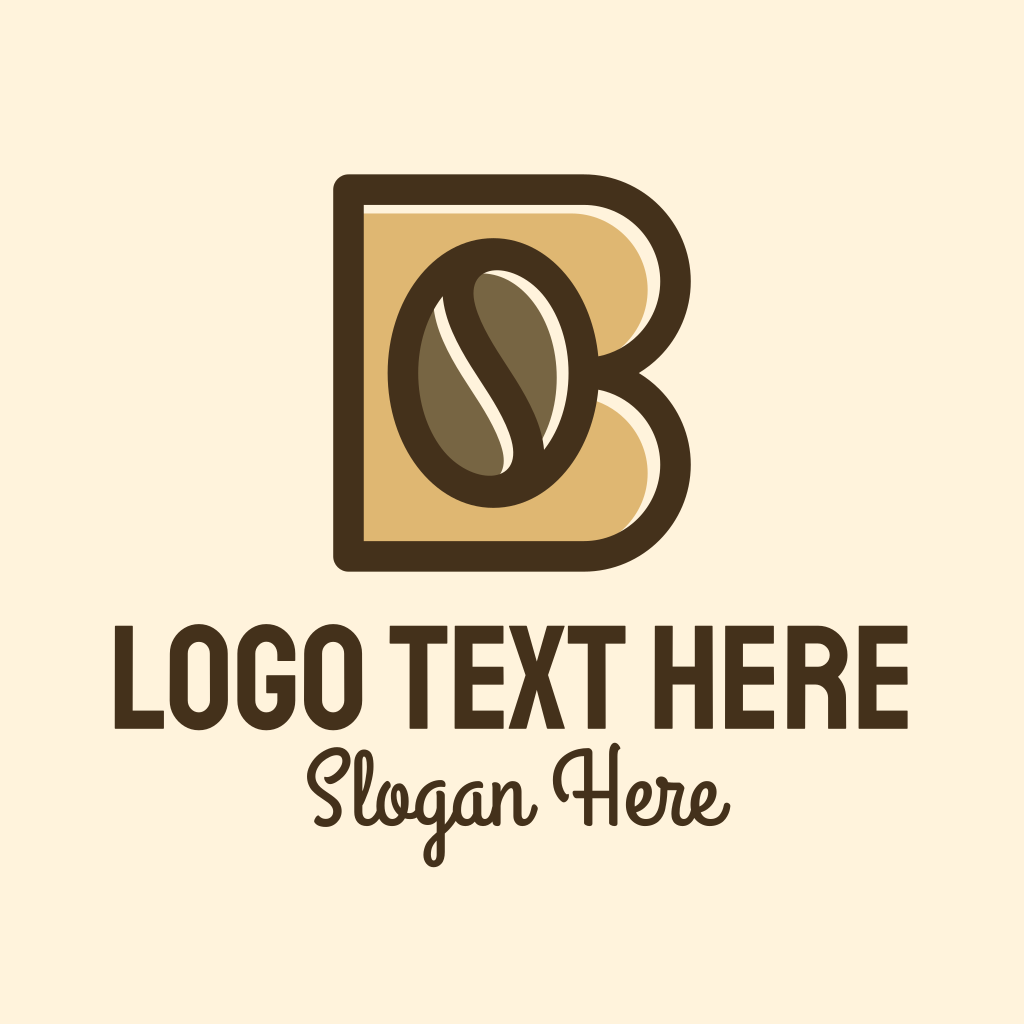 Letter B Coffee Bean Logo | BrandCrowd Logo Maker