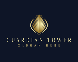 Elegant Residential Building logo design