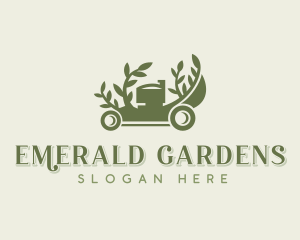 Backyard Lawn Mowing logo design