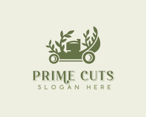 Backyard Lawn Mowing logo design