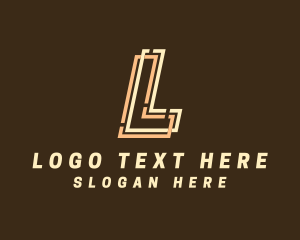 Advertising - Professional Company Business Letter L logo design