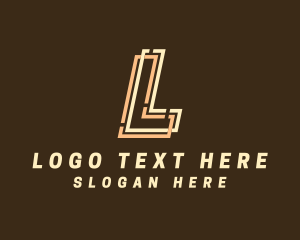Business - Professional Company Business Letter L logo design