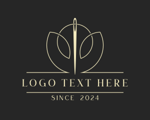 Dressmaking - Stitching Thread Tailor logo design