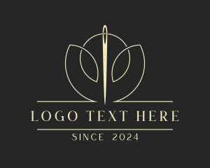 Needlecraft - Stitching Thread Tailor logo design