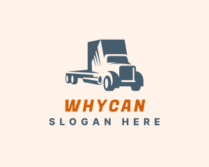 Cargo Truck Logistics Logo