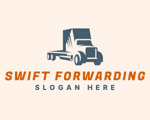 Cargo Truck Logistics logo design