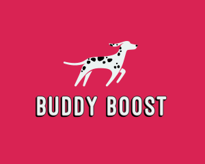 Friend - Dalmatian Pet Dog logo design