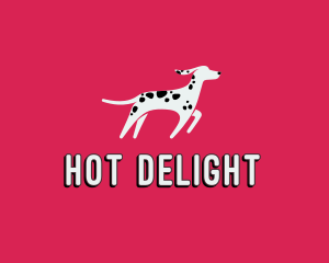 Dalmatian Pet Dog logo design