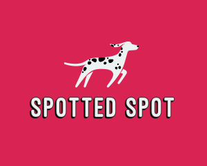 Dalmatian - Dalmatian Pet Dog logo design