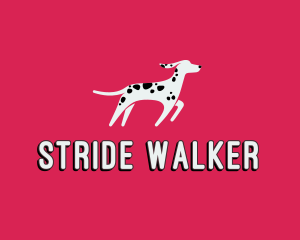 Dalmatian Pet Dog logo design