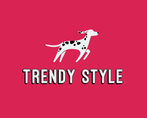 Popular - Dalmatian Pet Dog logo design