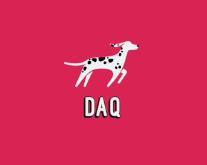 Dalmatian Pet Dog logo design