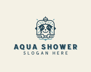 Shower - Puppy Dog Pet Grooming logo design