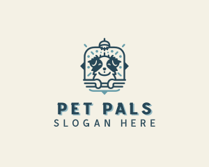 Puppy Dog Pet Grooming logo design