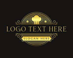 Kitchen - Restaurant Chef Toque logo design