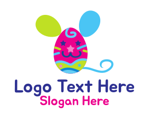 Character - Mouse Egg Kids logo design