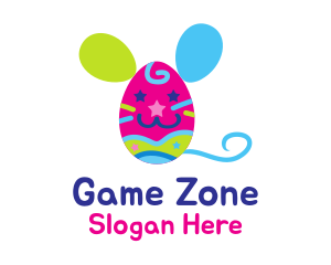 Toy Shop - Mouse Egg Kids logo design