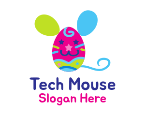 Mouse Egg Kids logo design