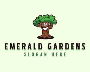 Environmental Garden Tree logo design