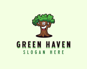 Environmental Garden Tree logo design