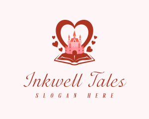 Novel - Fairytale Castle Heart logo design