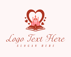 Marriage - Fairytale Castle Heart logo design