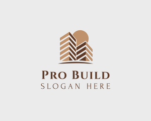 Two Tower Building logo design