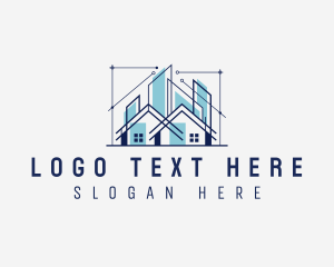 Developer - Builder House Architecture logo design