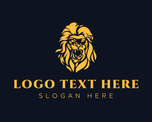 Animal - Flame Fierce Lion logo design