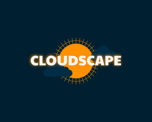 Clouds - Sun Clouds Glow Business logo design
