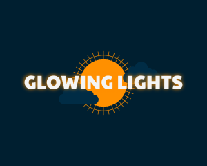 Sun Clouds Glow Business logo design