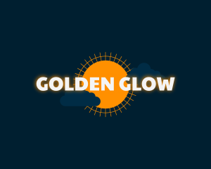 Sun Clouds Glow Business logo design