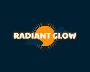 Glow - Sun Clouds Glow Business logo design