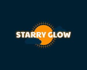 Sun Clouds Glow Business logo design