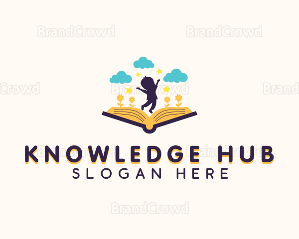 Child Learning Book Logo