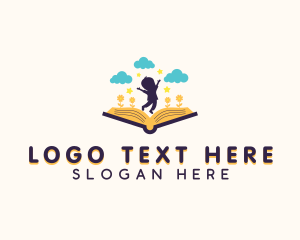 Learning - Child Learning Book logo design