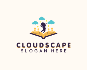 Clouds - Child Learning Book logo design