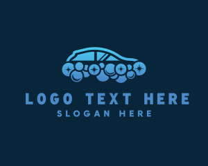 Panel Beater - Car Wash Bubbles logo design