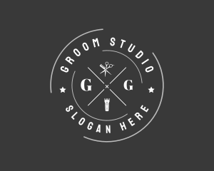 Groom - Barbershop Beauty Salon logo design