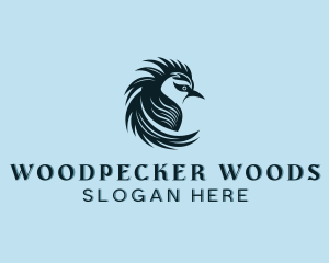 Woodpecker - Bird Wildlife Zoo logo design