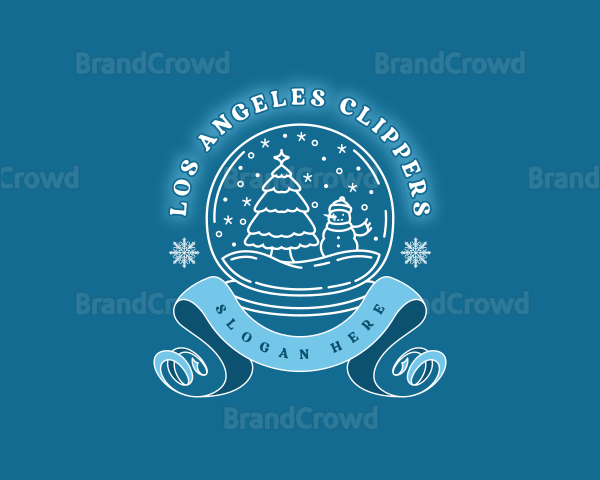 Christmas Snow Globe Logo